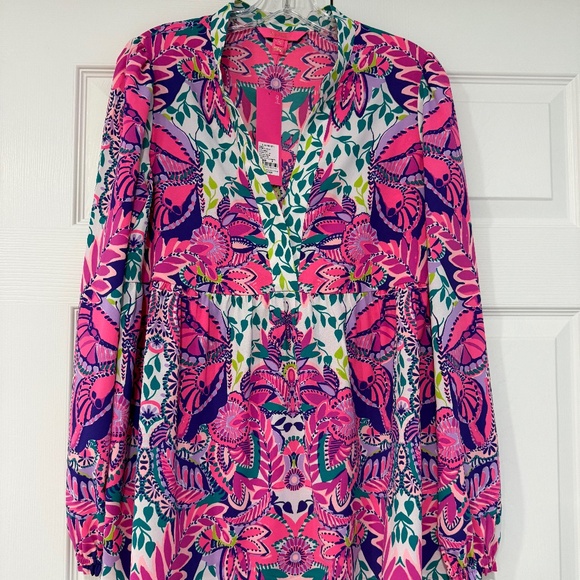 NWT Lilly Pulitzer,  Winona Stretch Tunic, Size Medium - Picture 1 of 12